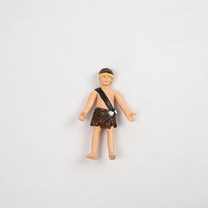 Vintage The Flintstones Bam Bam Figure UCS and Amblin 3 3/4 inch Tall Bendy Toy